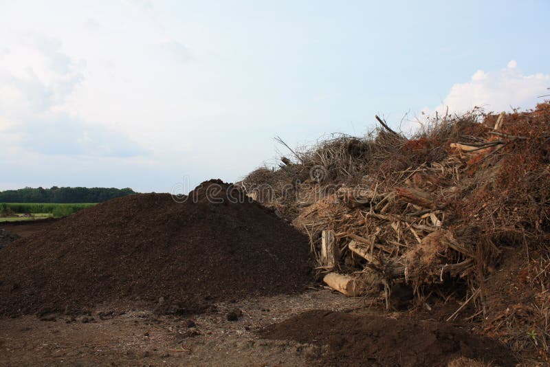 Before and after Mulch stock image. Image of dirt, agriculture 10377489
