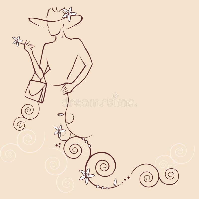 Chapéu De Mulher, Desenhos Originais Pintados Com Aquarela Em Papel  Ilustração Stock - Ilustração de leopardo, flores: 161896381