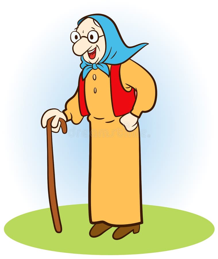 Velha ilustração stock