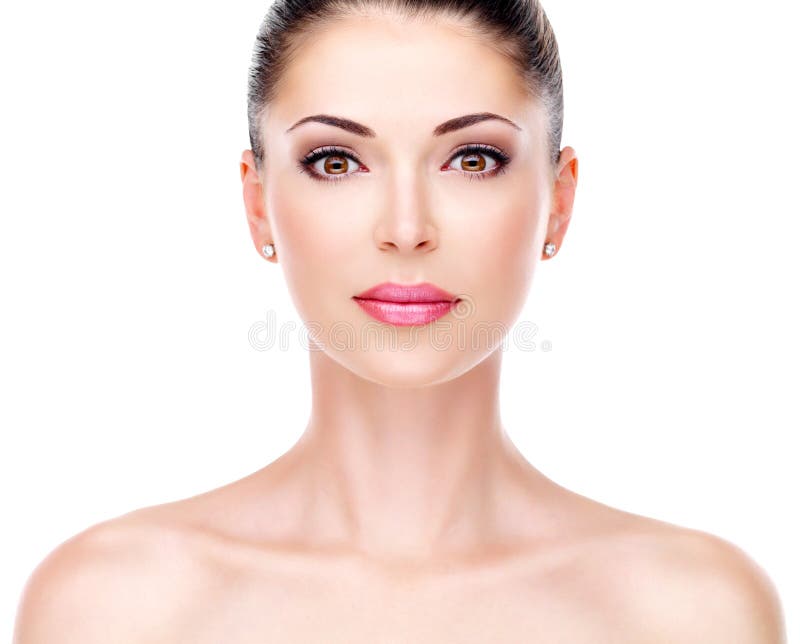 Mulher adulta nova com cara bonita fotografia de stock Mulher adulta nova com cara bonita fotografia de stock