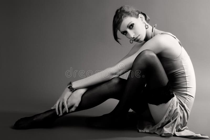 Mulher da moda bonita imagem de stock royalty free