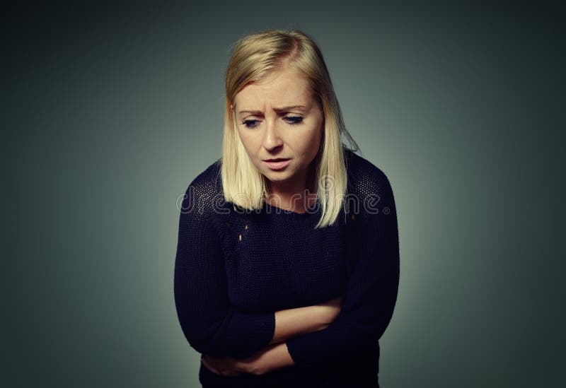 Mulher triste foto de stock. Imagem de menina, sépia - 53232946