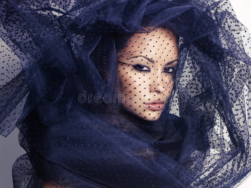 Mulher com véu fotos de stock