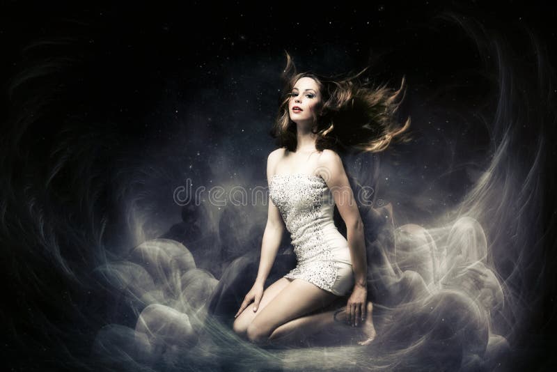Mulher da fantasia imagens de stock Mulher da fantasia imagens de stock