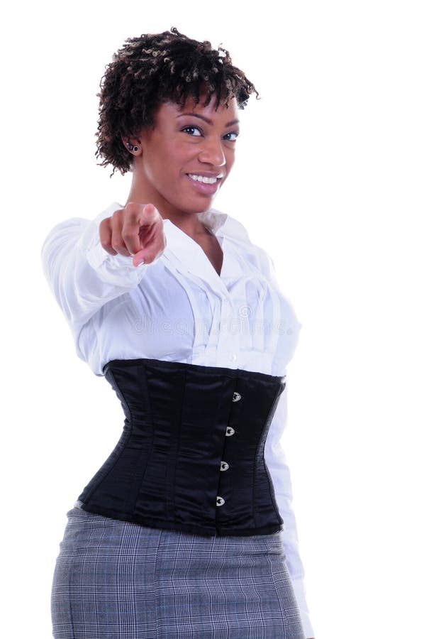 Mulher de negócio do americano africano imagens de stock Mulher de negócio do americano africano imagens de stock