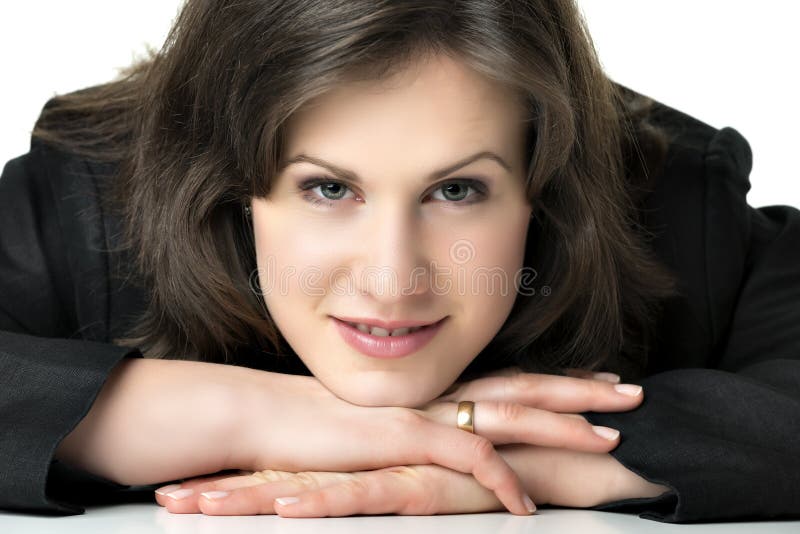 Mulher de negócio relaxado fotos de stock Mulher de negócio relaxado fotos de stock
