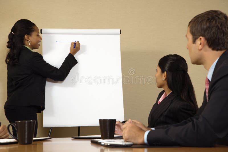 Líder empresarial fotografia de stock