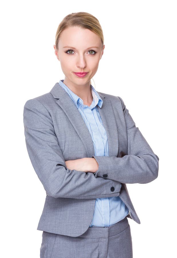 Mulher de negócios nova imagens de stock Mulher de negócios nova imagens de stock