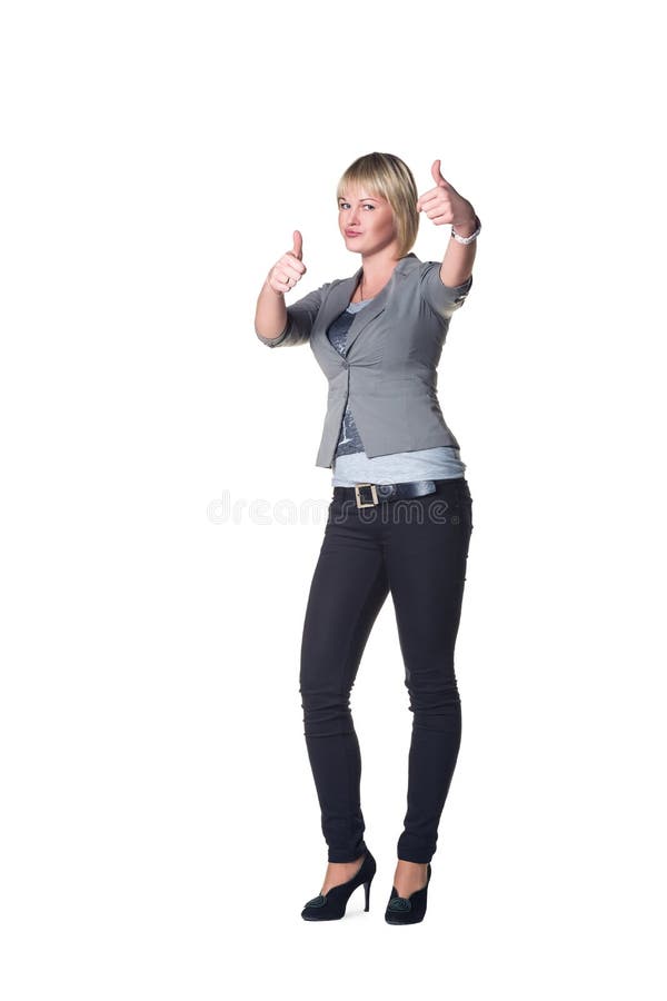 Mulher de negócios nova atrativa imagem de stock Mulher de negócios nova atrativa imagem de stock