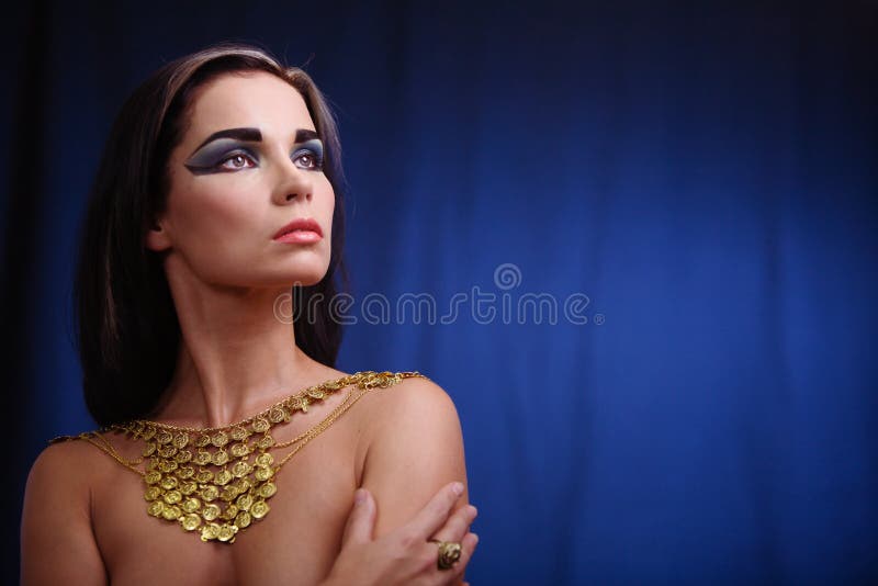 Mulher egípcia antiga imagens de stock royalty free Mulher egípcia antiga imagens de stock royalty free