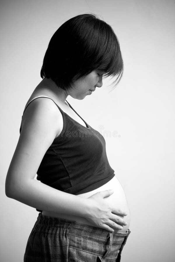 Mulher gravida foto de stock royalty free Mulher gravida foto de stock royalty free