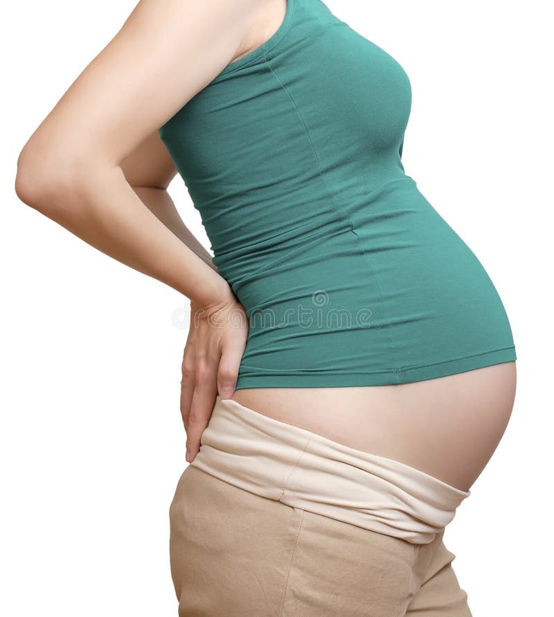 Mulher grávida foto de stock