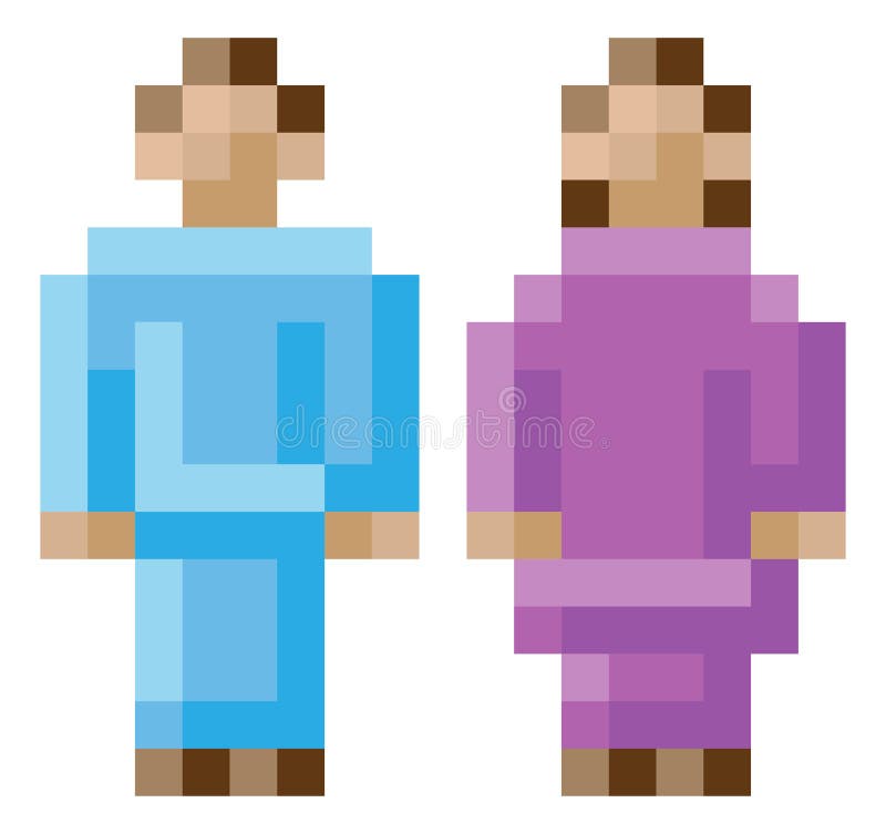 ícone Pixel. Símbolos De Gênero Masculinos E Femininos Ligados. Forte União  Entre Homem E Mulher. Vetor De Jogo Retrô Simples Isol Ilustração do Vetor  - Ilustração de mosaico, senhora: 274726452