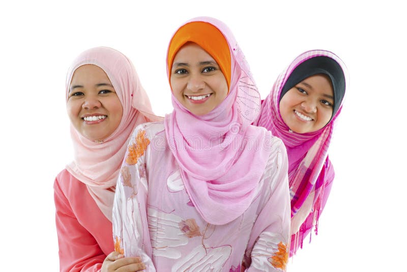 Mulher muçulmana imagens de stock