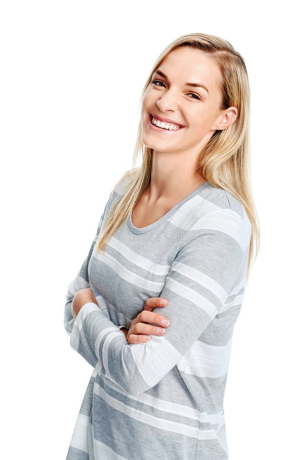 Mulher nova de sorriso fotos de stock Mulher nova de sorriso fotos de stock
