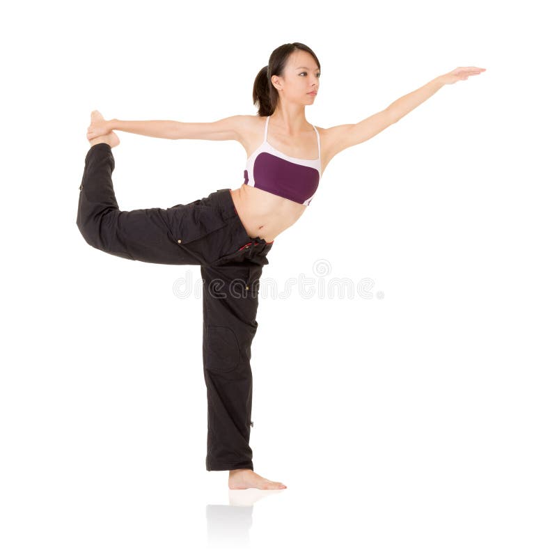 Yoga profissional fotografia de stock royalty free