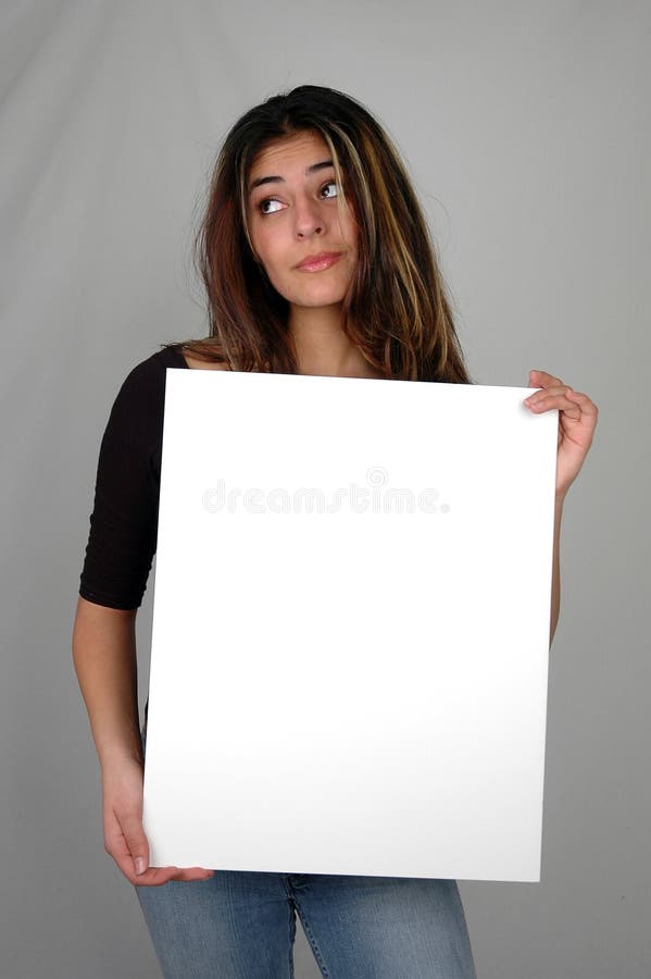 Mulher que prende um board-7 fotos de stock Mulher que prende um board-7 fotos de stock