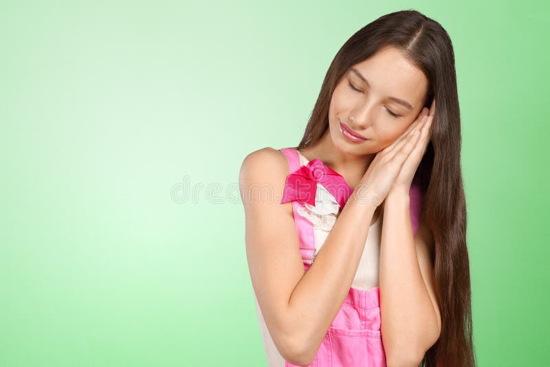 Mulher sonolento foto de stock royalty free Mulher sonolento foto de stock royalty free