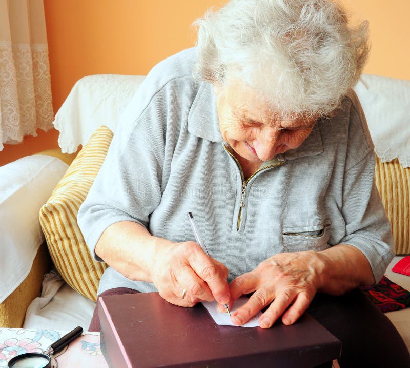 Mulher sénior imagens de stock