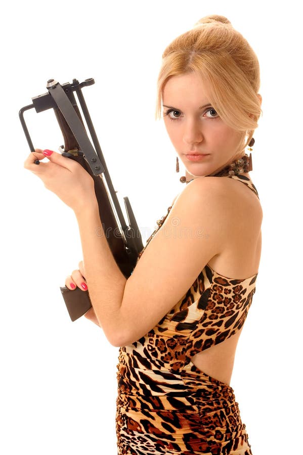 Mulheres com besta foto de stock