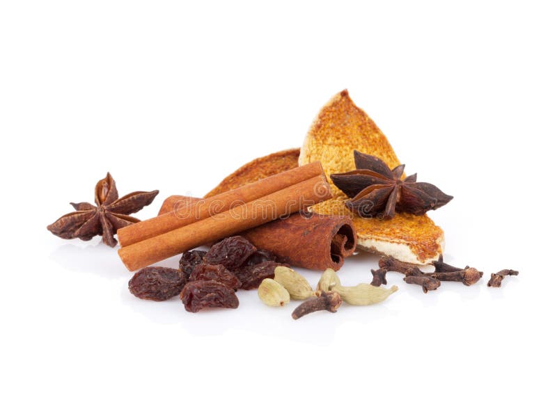 Mulled wine spices stock image. Image of nuts, aromatic 66365235