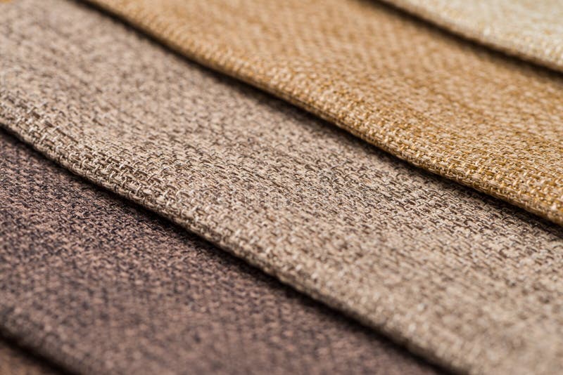 Multi color fabric texture samples royalty free stock images