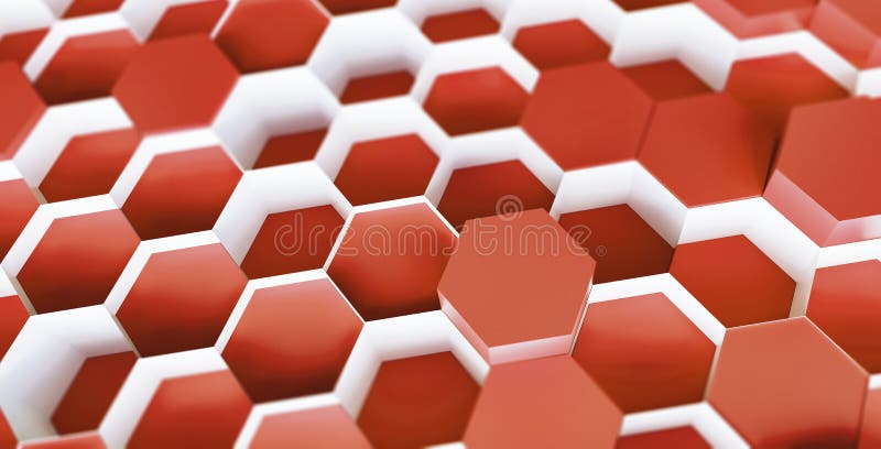 Technology hexagon pattern background stock illustration