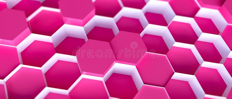 Technology hexagon pattern background royalty free illustration