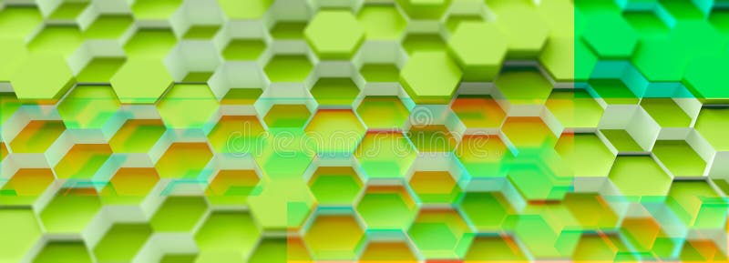 Technology hexagon pattern background stock illustration