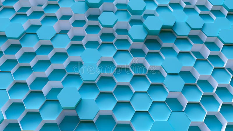 Technology hexagon pattern background royalty free illustration