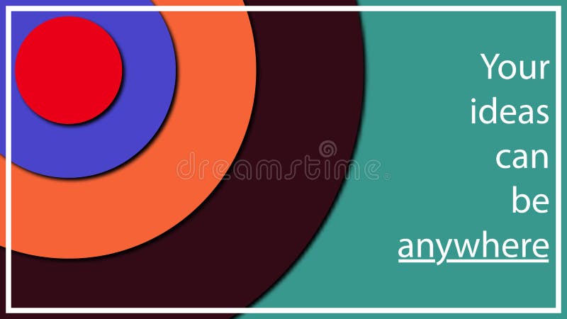 Multi-colored abstract illustration in the form of different diameter circles at different heights from each other. Volume effect vector illustration Multi-colored abstract illustration in the form of different diameter circles at different heights from each other. Volume effect vector illustration