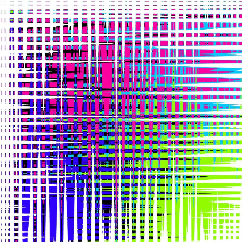 Multi-colored Crosshatch Background royalty free illustration