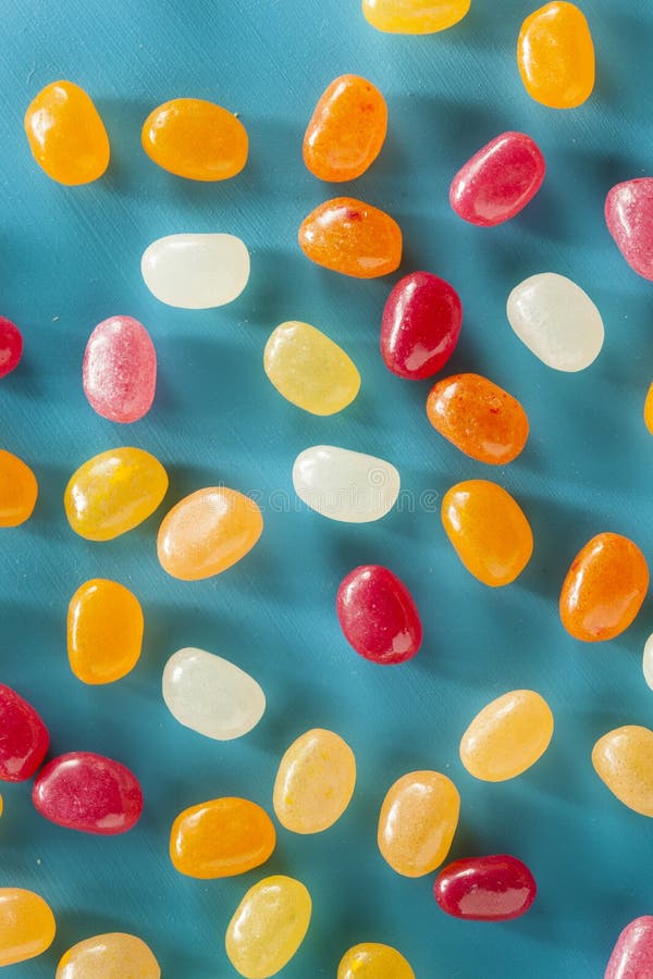 Multi Colored Jelly Bean Candy Stock Photo Image of flavored, gelatin