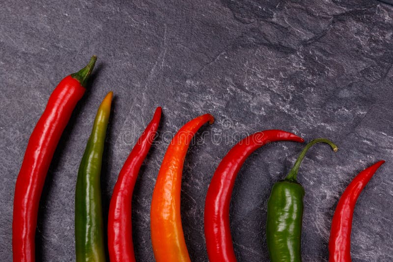 Multicolored pepper pods stock image. Image of ingredient 175655931