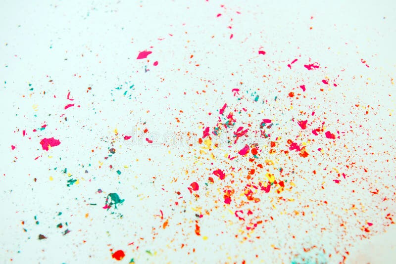 Multi-colored Powder Paint Spread Over White Background. Holi Concept Stock  Image - Image of multi, gulal: 174371235