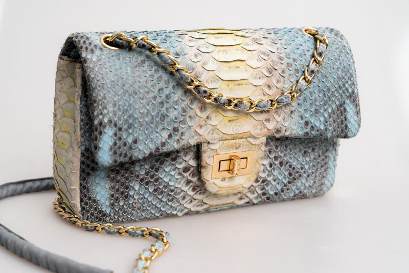 multi snakeskin purse