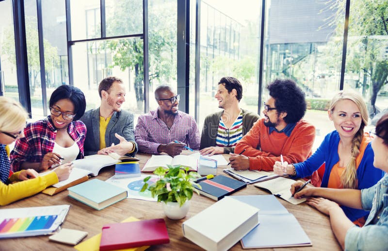 Multi-Ethnic Group of People Working Together