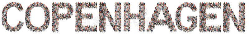 Multi Ethnie Kopenhagens Leute stockbild Multi Ethnie Kopenhagens Leute stockbild