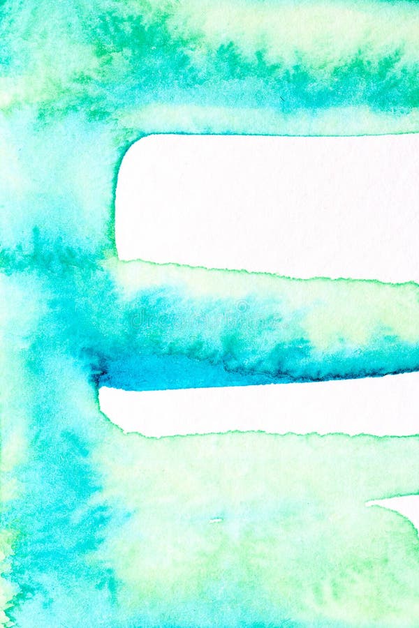 Multicolor abstract background, watercolor paint blots, lines and brush strokes on white paper royalty free illustration