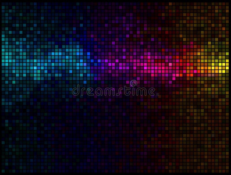 Multicolor abstract disco background