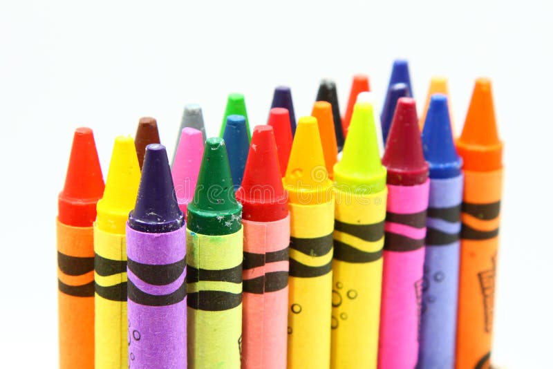 Multicolor blyertspennor för crayon