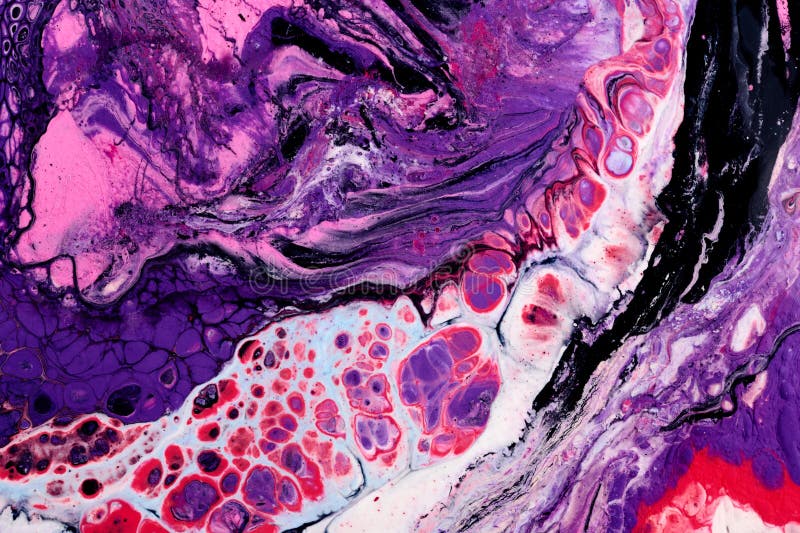 Multicolor brush strokes abstract background. Colorful acrylic ink blots and stains pattern, wallpaper print, fluid art royalty free stock photos