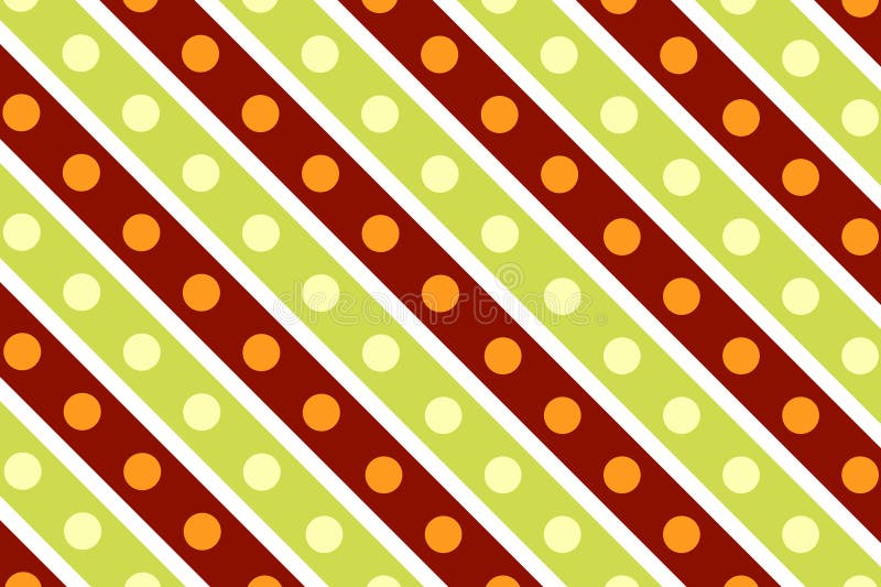 Multicolor diagonal lines with dot circles pattern background royalty free illustration