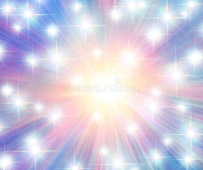 Iridescent Stars Background Stock Photo - Image of closeup, scatter