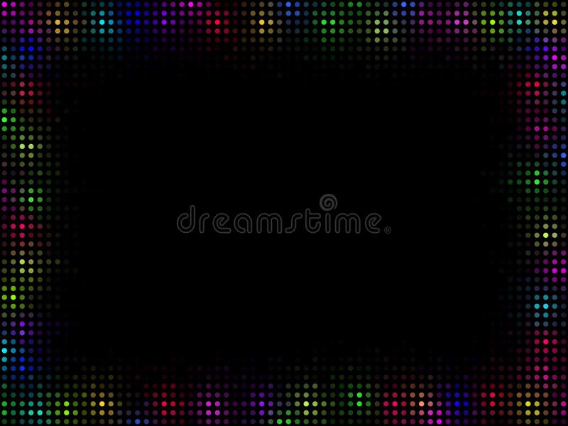Multicolor mosaic frame royalty free illustration
