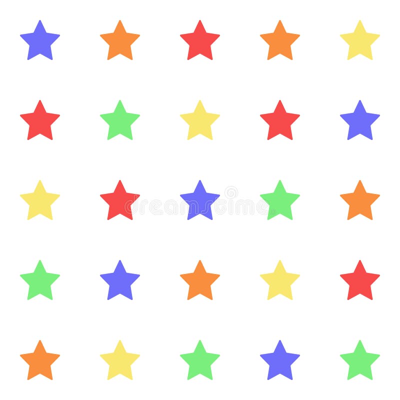 Multicolor star template seamless pattern. Cute kids star seamless pattern. Seamless patter with stars. Star background. Babies vector illustration Multicolor star template seamless pattern. Cute kids star seamless pattern. Seamless patter with stars. Star background. Babies vector illustration