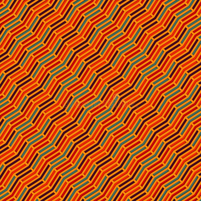 Multicolored abstract surface pattern. 3d rendering stock illustration