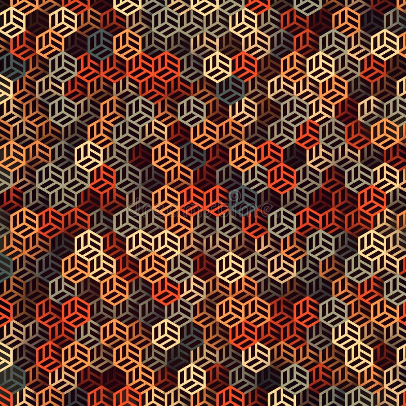 Multicolored abstract surface pattern. Computer generated composition. 3d rendering royalty free illustration