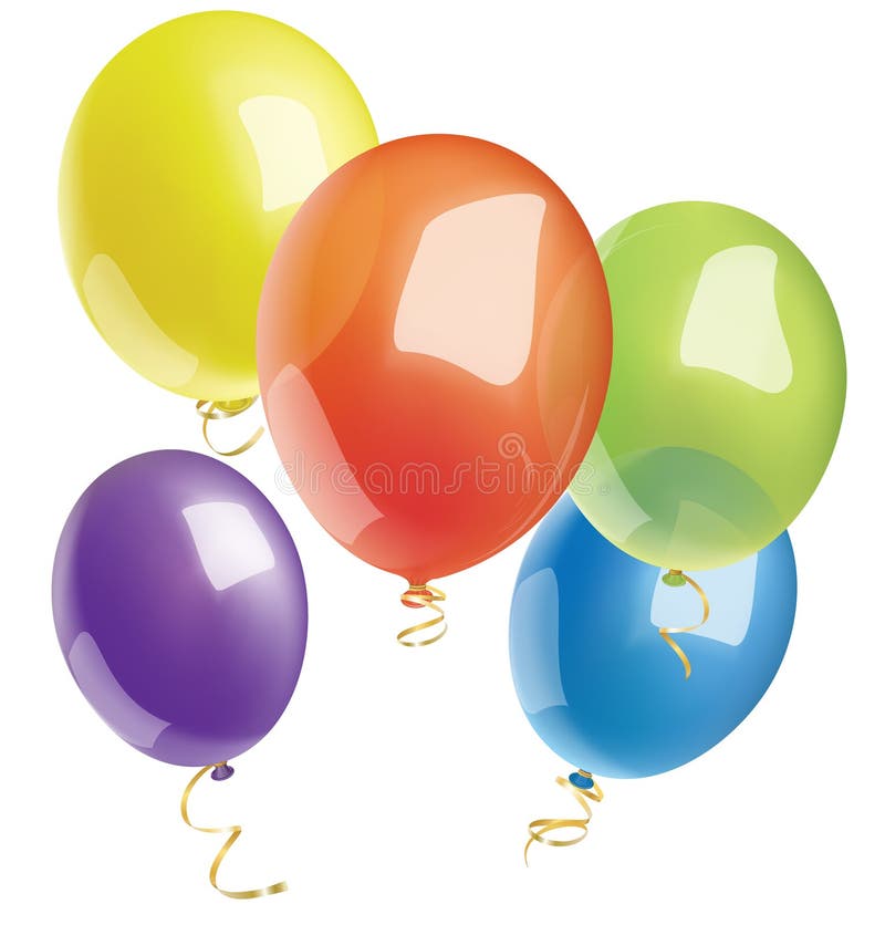 Set Of Cute Cartoon Balloons, With Different Shapes And Colors Royalty Free  SVG, Cliparts, Vectors, and Stock Illustration. Image 41680348.