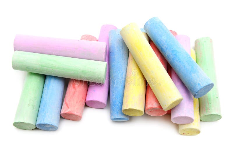 Color Chalk Pieces on Blackboard Stock Photo - Image of pattern, smudge:  7164124